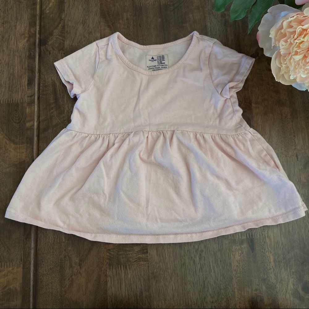 BABY GAP - Toddler Girl Tee - Light Pink 12-18mo